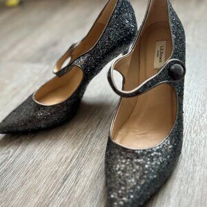 LK. Bennett Mary Janes glitter shoes
